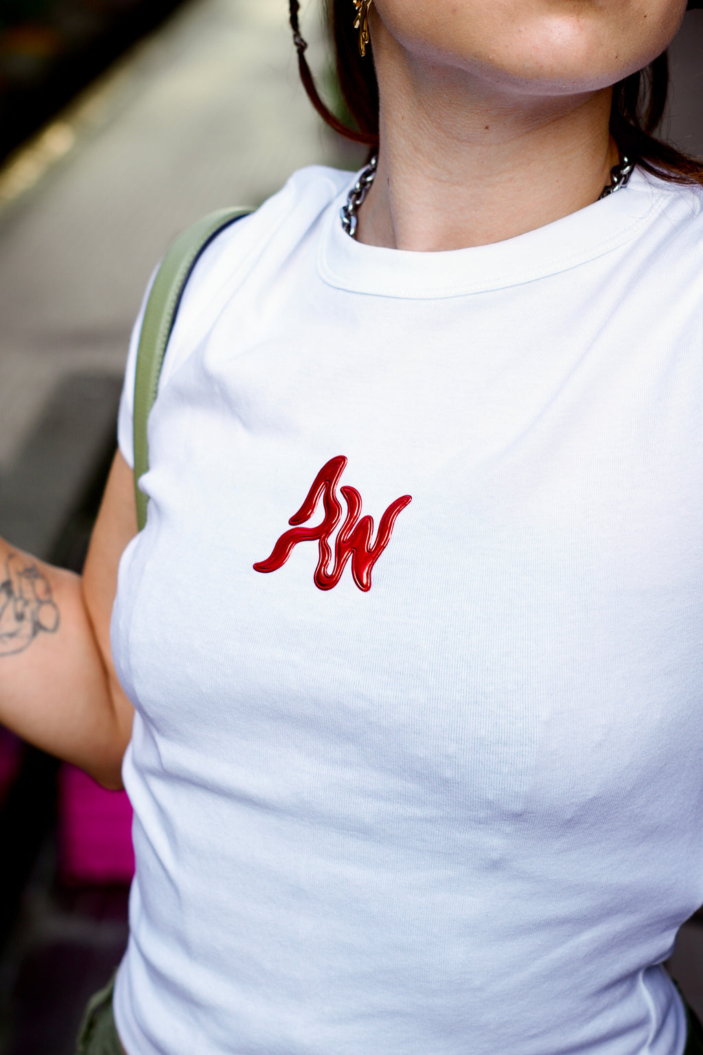 BABY TEE - White