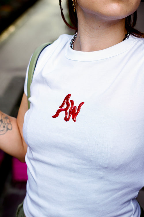 BABY TEE - White