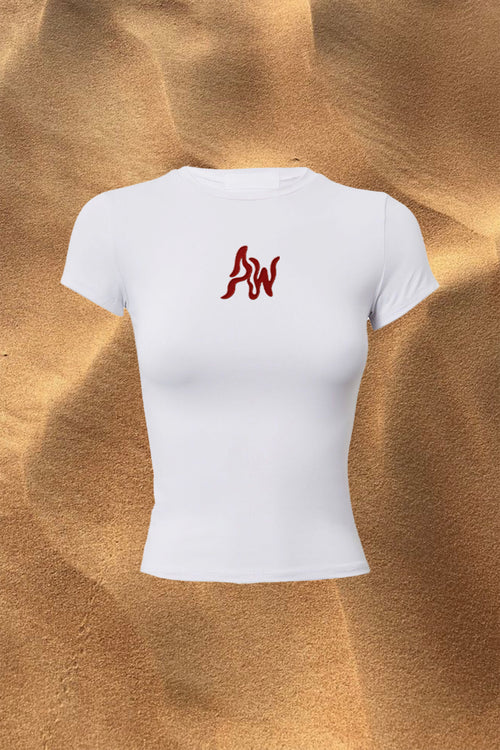 BABY TEE - White